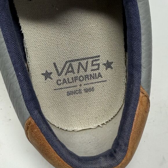 Vans Era 59 California Shoes Mens 10 Blue Gray Suede Leather Skate Sneakers - Picture 11 of 16